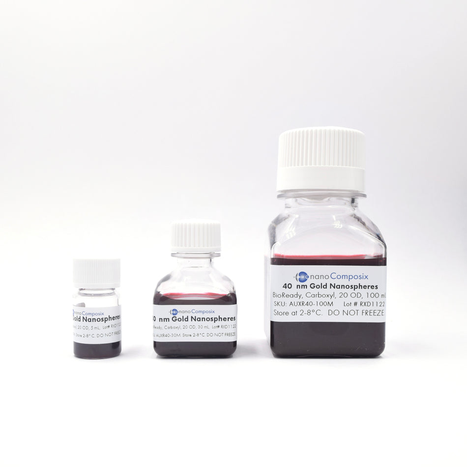 40 nm BioReady Gold Nanospheres for Covalent Conjugation