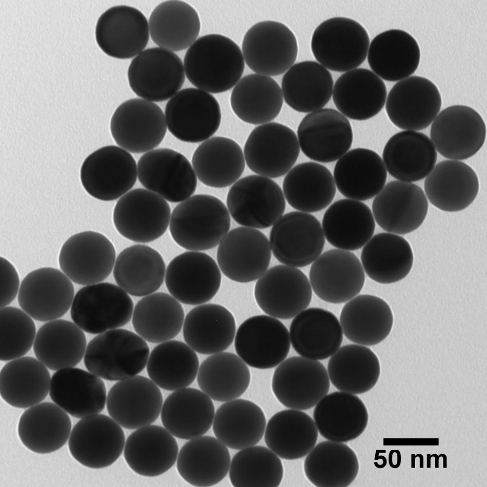 50 nm Ultra Uniform Gold Nanospheres