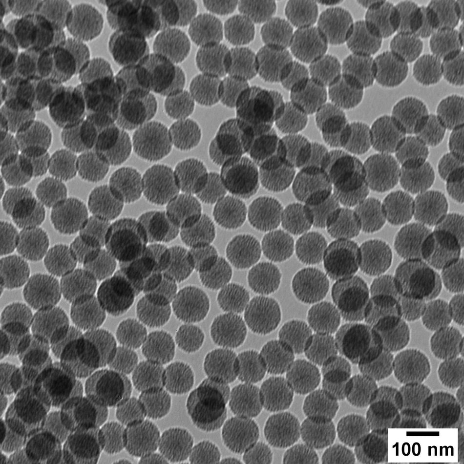 100 nm Large Pore Radial Mesoporous Silica Nanoparticles