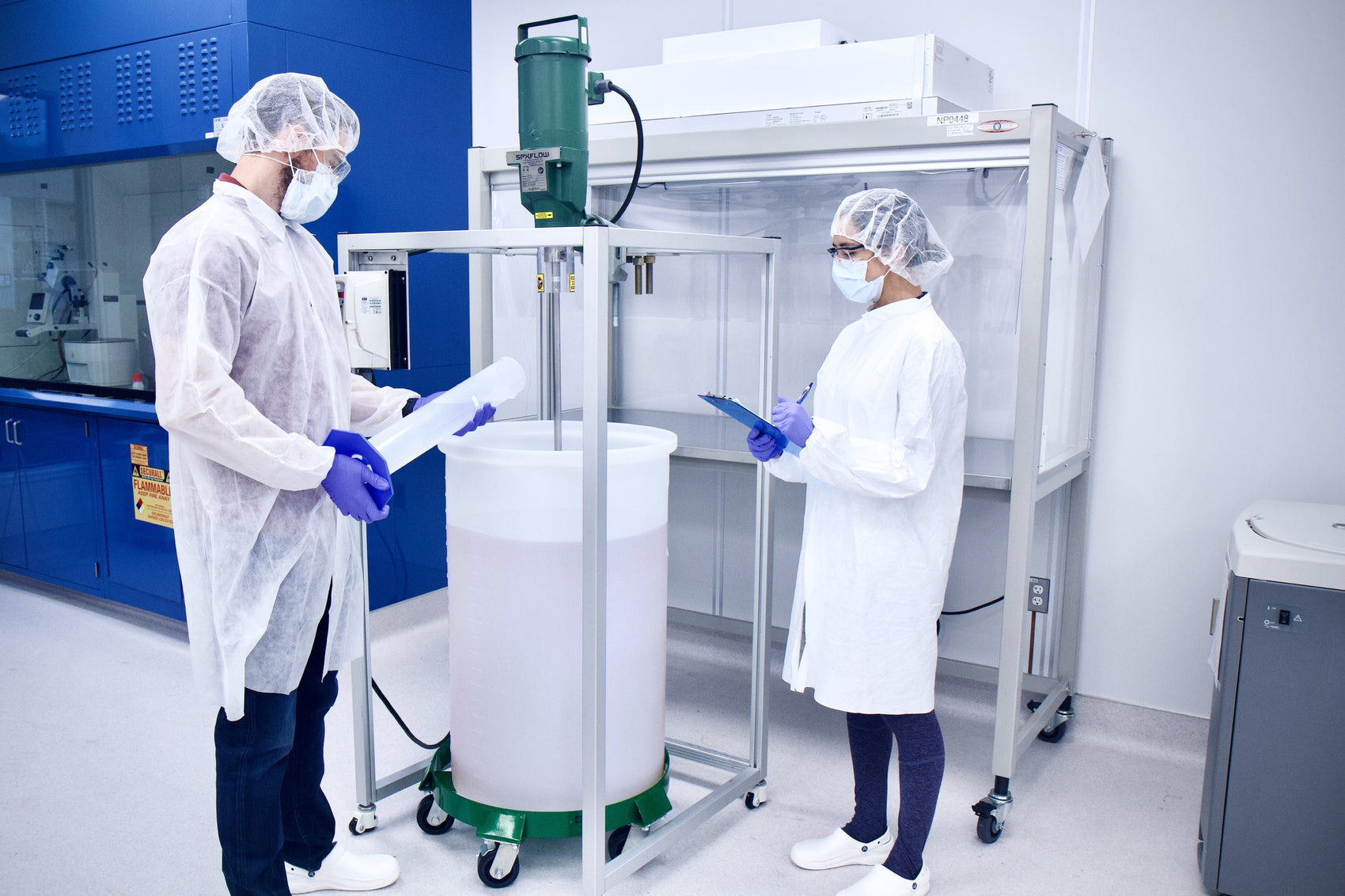 Expanded Manufacturing Capability for Large Scale Production of 40 nm Gold Nanoparticles