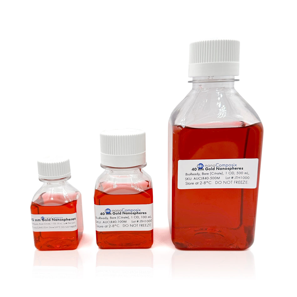 40 nm BioReady Gold Nanospheres for Passive Adsorption