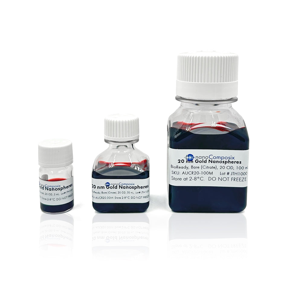20 nm BioReady Gold Nanospheres for Passive Adsorption