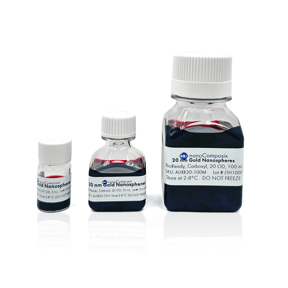 20 nm BioReady Gold Nanospheres for Covalent Conjugation
