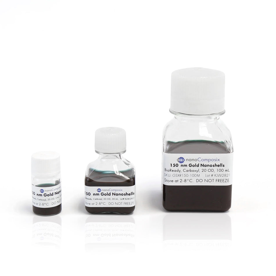 150 nm Gold Nanoshells for Conjugation