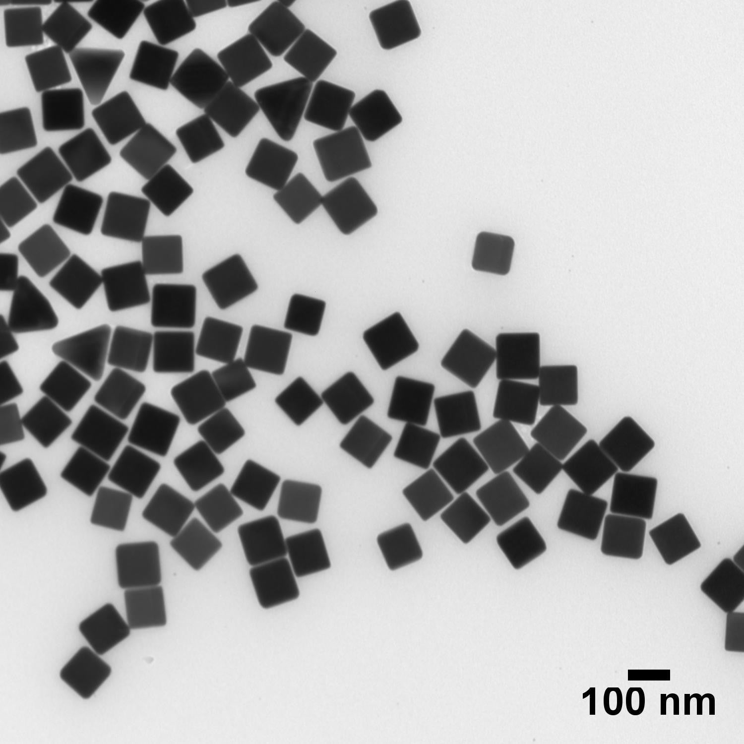 100 nm Silver Nanocubes - nanoComposix