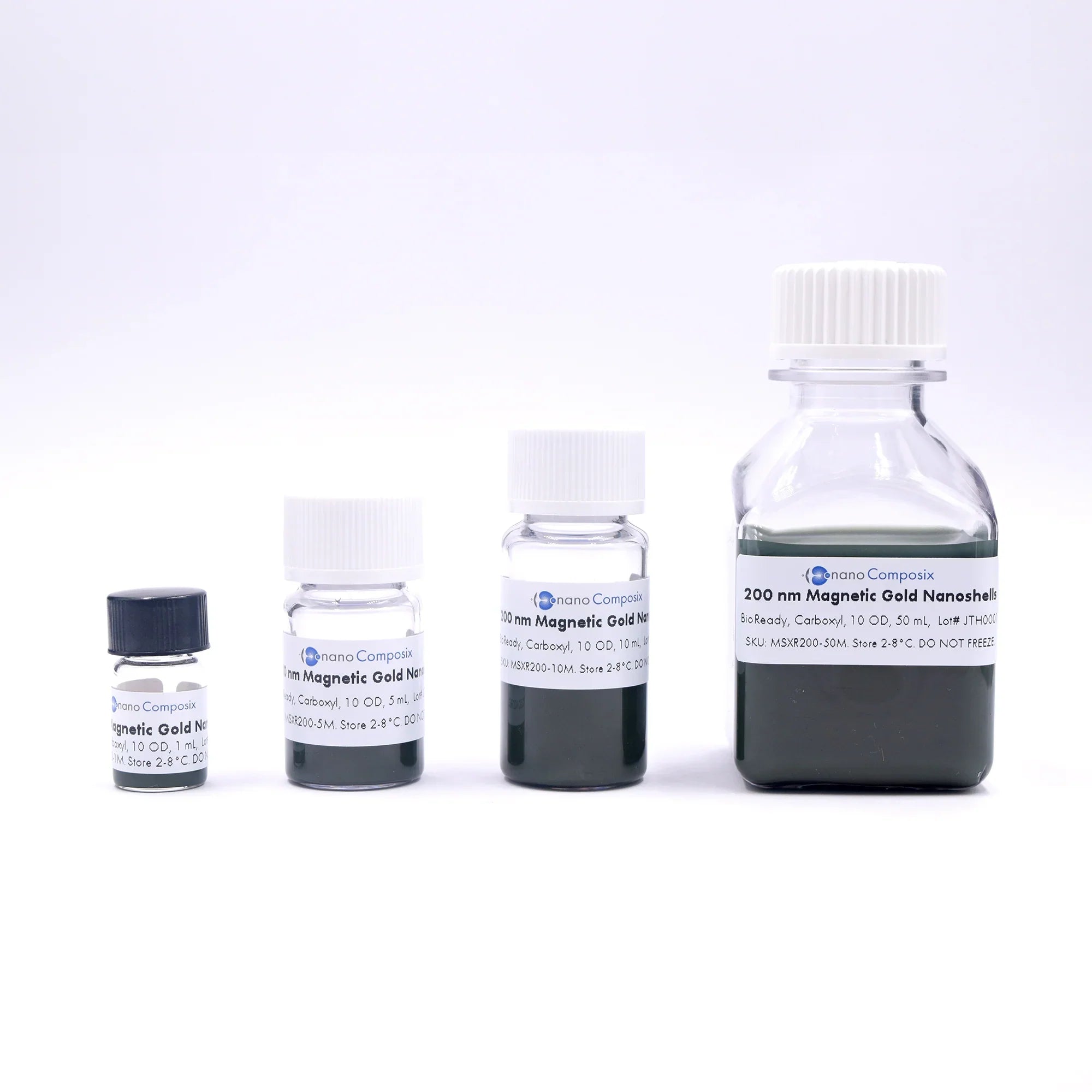 200 nm BioReady Magnetic Gold Nanoshells for Covalent